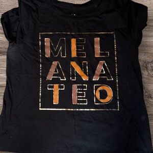 Black Graphic Women's Top